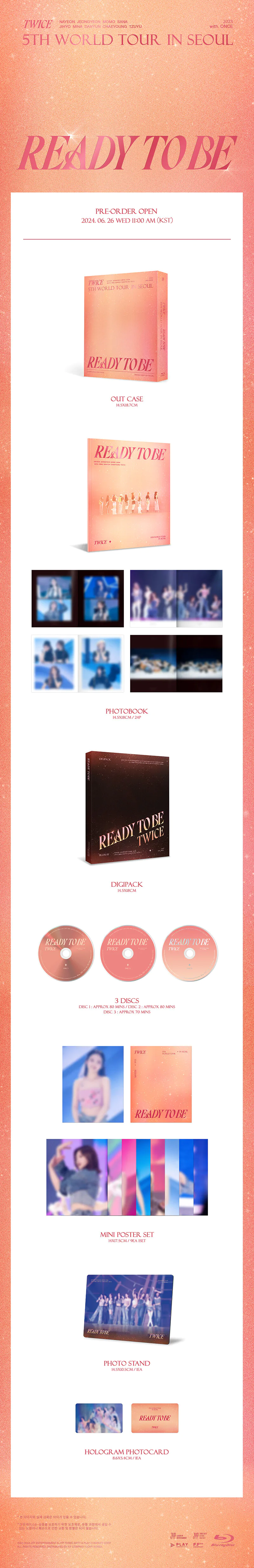TWICE - 5TH WORLD TOUR [READY TO BE] IN SEOUL Blu-ray
